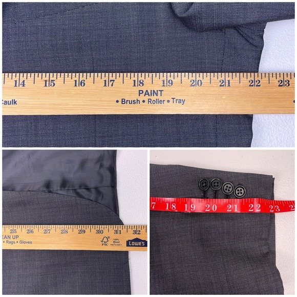 Canali 1934 Suit 2 Piece (42R) (36x27.5) Wool Impeccabile L13290/37 Gray VGUC - Picture 6 of 16
